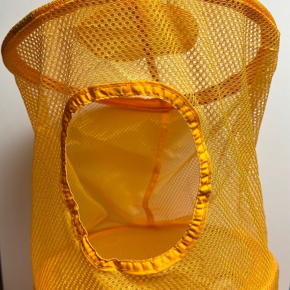 IKEA PS FÅNGST Hanging storage w 6 compartments, Golden Orange